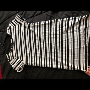 Stripped Shirt Dress